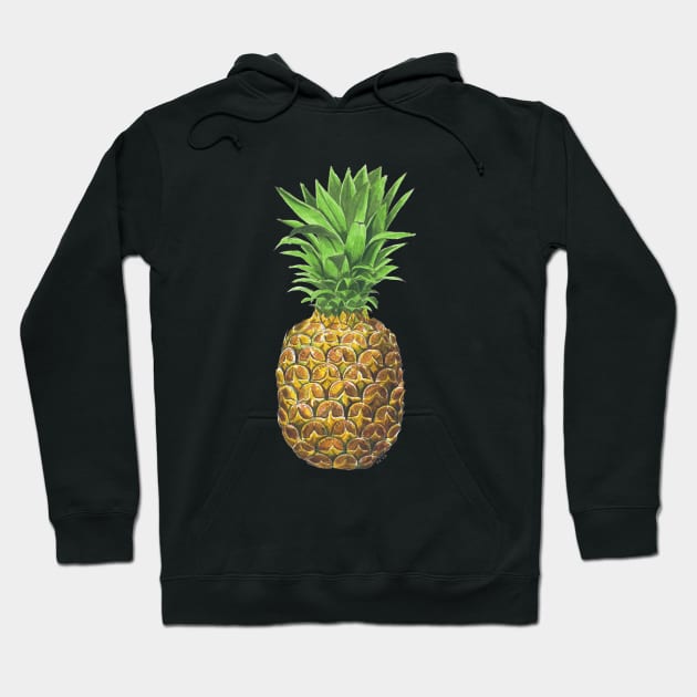 Pineapple, tropical fruit Hoodie by katerinamk